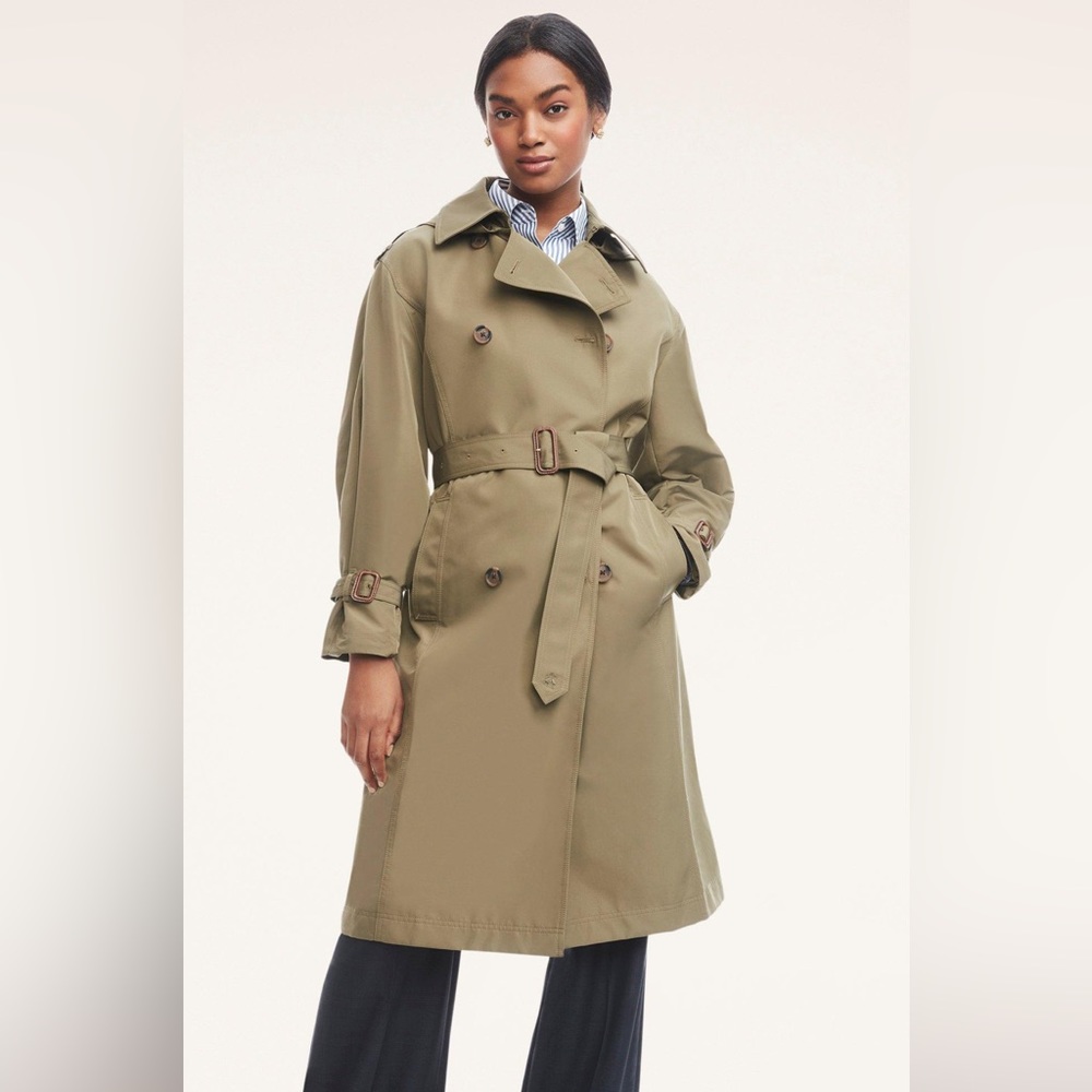 Brooks Brothers Midnight Blue Trench Coat